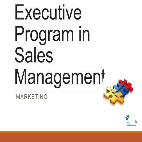 Executive program in sales management final