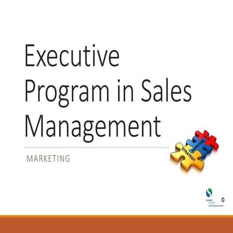 Executive Program in Sales Management (Monday) June 2014
