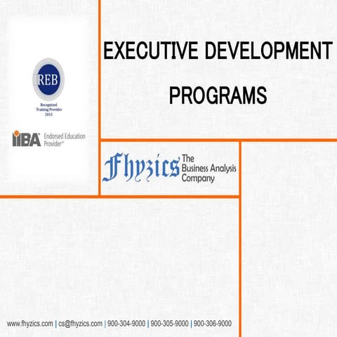 Executive Development Programs (EDP)