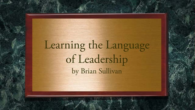Presenting to Executive Leadership