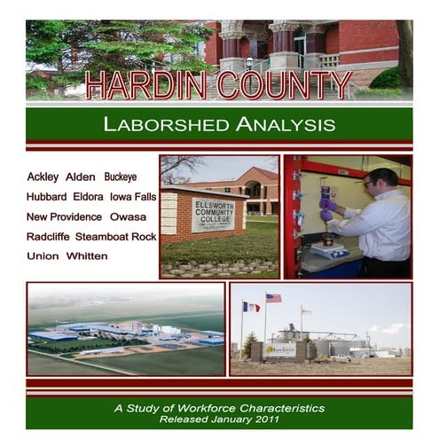 2011 Hardin County Iowa Laborshed Summary