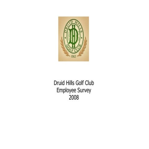 Executive Summary Employee Survey