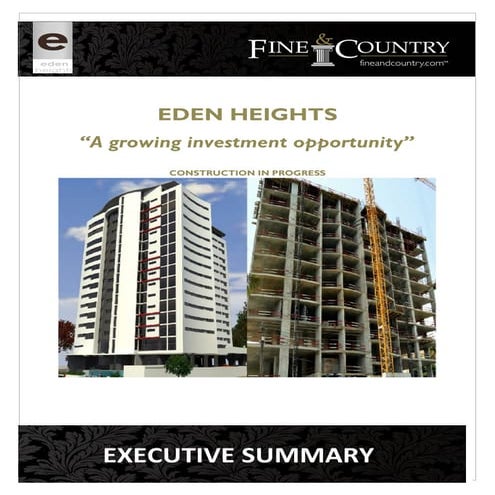 Executive summary for eden heights