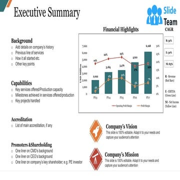 Executive Summary Ppt Slide | PPT