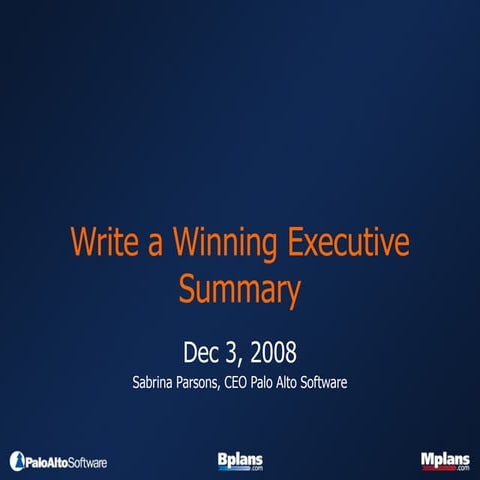 Executivesummary Pton12 08