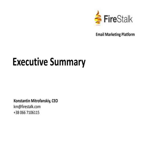 FireStalk Email Marketing Solution