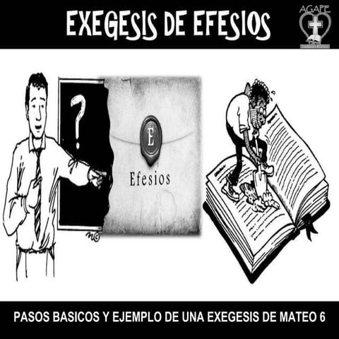Pasos basicos y ejemplo de una exegesis
