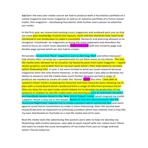 Exemplar   highlighting