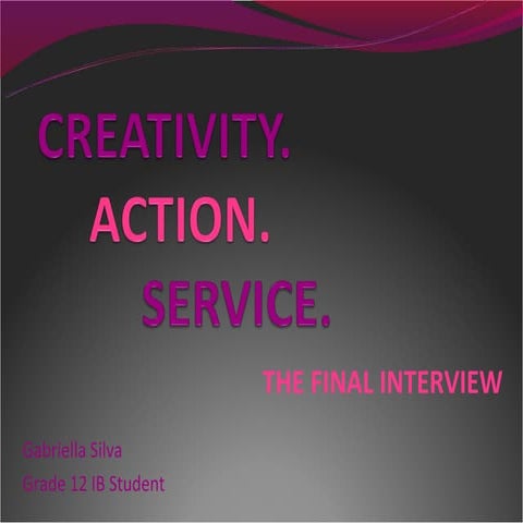 Exemplary Final Interview CAS