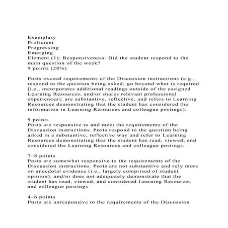 ExemplaryProficientProgressingEmergingElement (1) Respo.docx