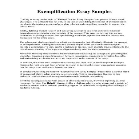 Exemplification Essay Samples.pdf