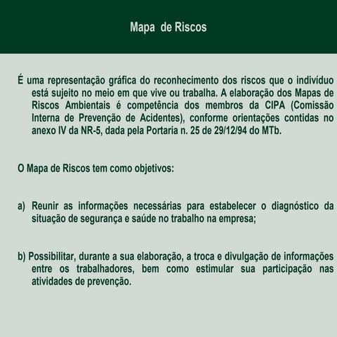 Mapa De Risco | PDF