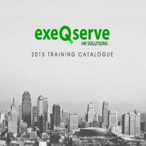 ExeQserve Training Catalog 2015