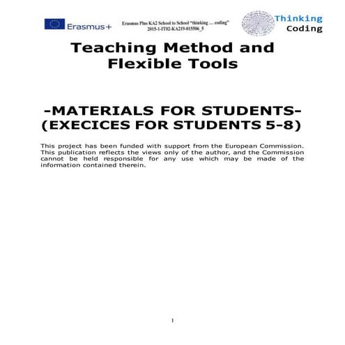 Exercices for students from math logic(5-8)en
