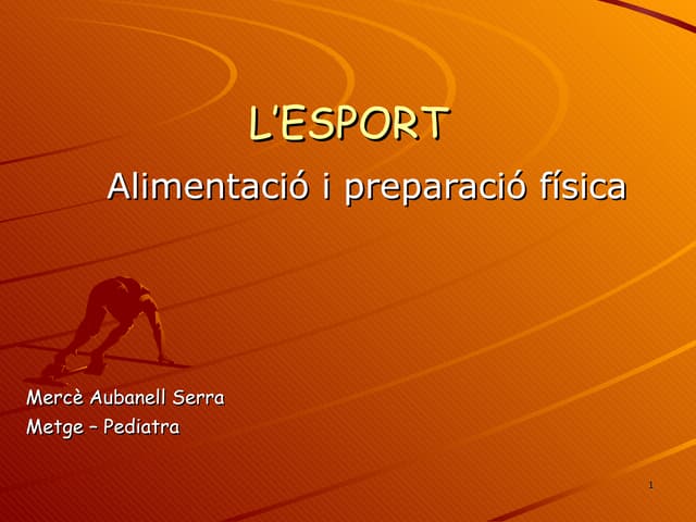 Exercici i alimentació