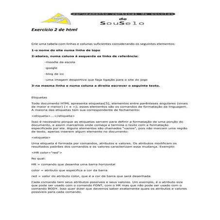 Exerciciohtml2
