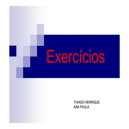 Exercicios