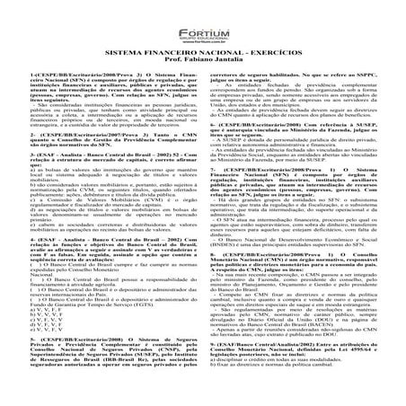 Exercicios contabilidade sfn