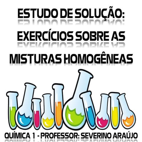 Exercícios de soluções (Revisão) | PDF