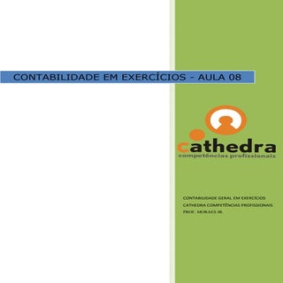 Exercicios resolvidos contabilidade...