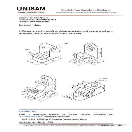 Aula 1 - Introdução ao Desenho Técnico | PDF