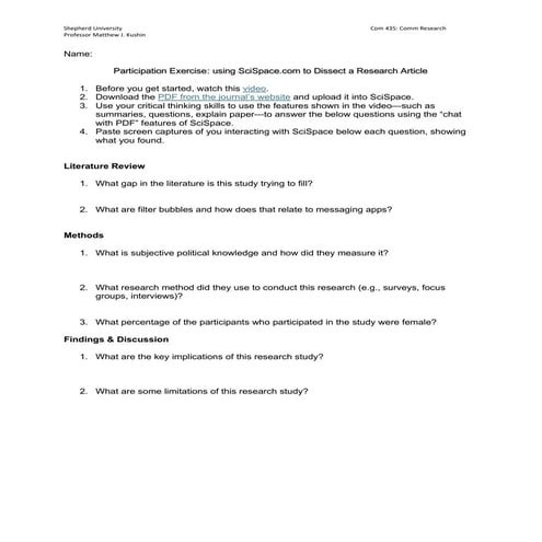 SciSpace.com AI Research Chat with a PDF Activity