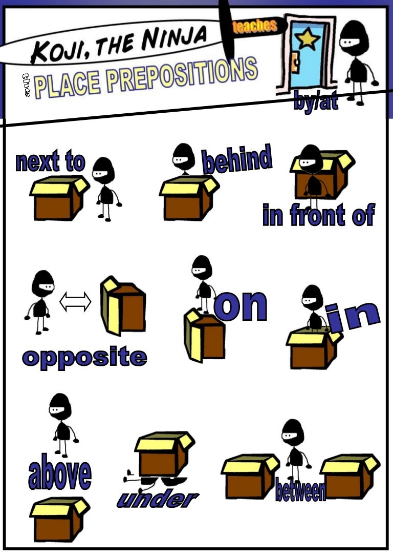 place prepositions