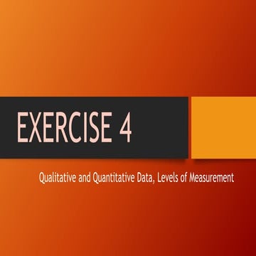 Exercise 4:QL,QN | PPTX