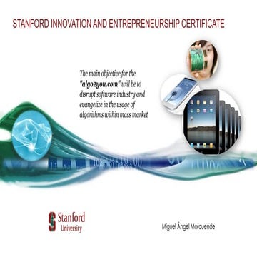 "Algo2you": Stanford University Exercise