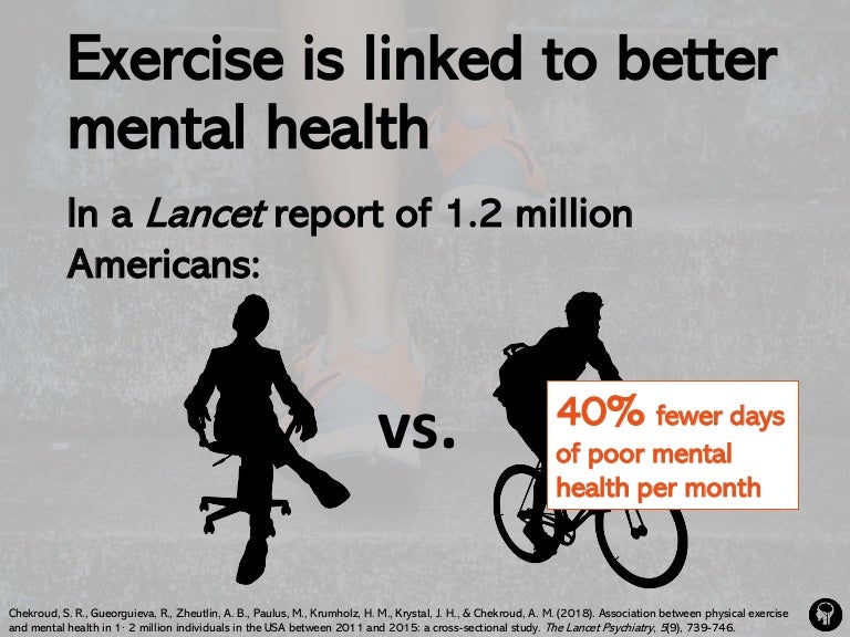 Exercise and depression for slideshare