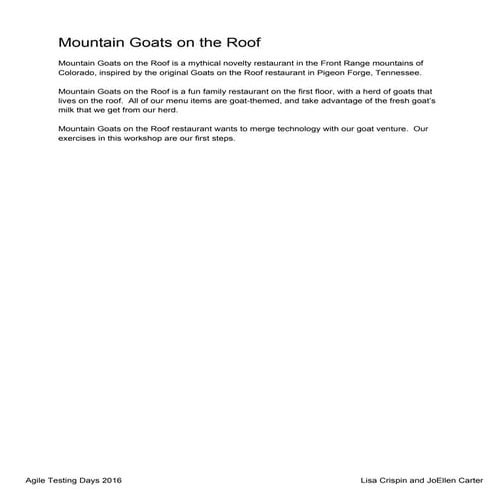 Mapping Mashup Exercise handouts