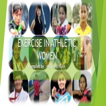 Exercise in athletic women- Megha Devgan