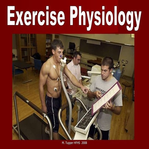 Exercise physiology powerpoint