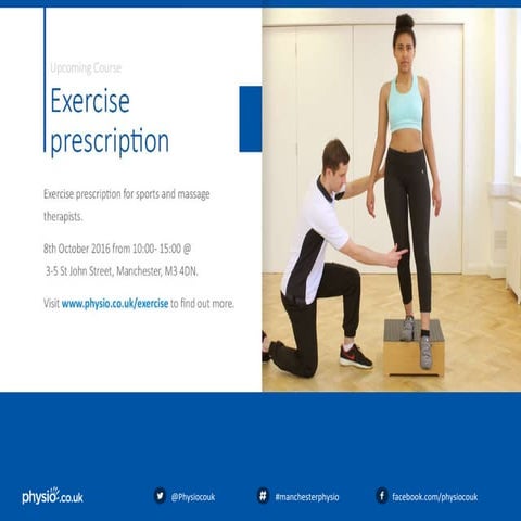 Exercise prescription presentation 08.10.16