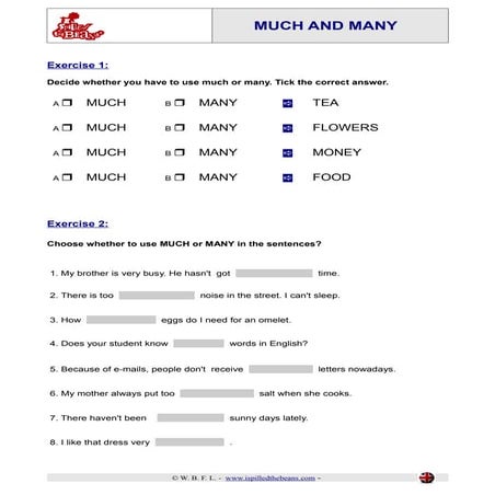 Exercisesmuchmany | PDF