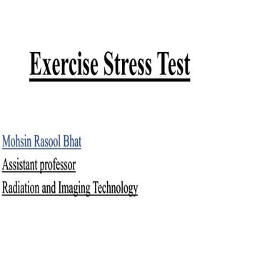 Exercise Stress Test Tredmill test by mohsin.pptx