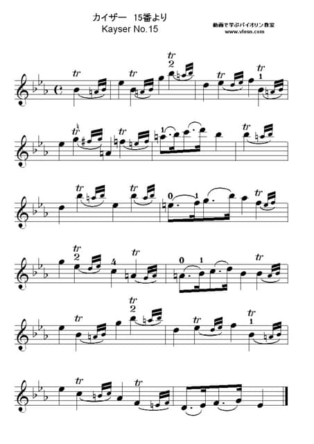 パッヘルベルのカノン バイオリン できるだけファーストポジションで弾く