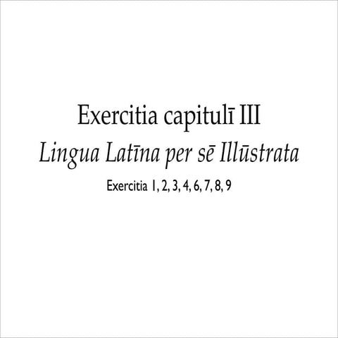 Exercitia cap iii