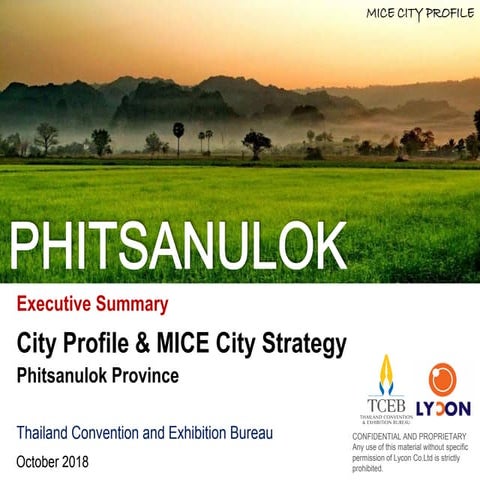 Phitsanulok MICE city profile