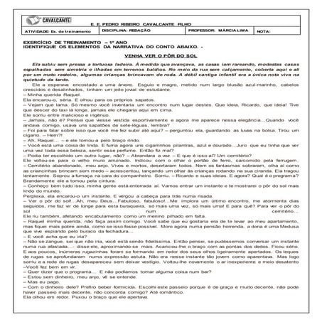 Conto - VENHA VER O POR DO SOL LIGIA FAGUNDES TELLES.pdf