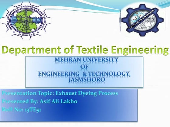 Pad Batch Dyeing Method.pptx | Bath and Shower | Personal Care