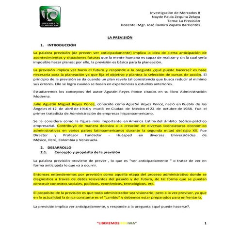 12. la prevision | PDF