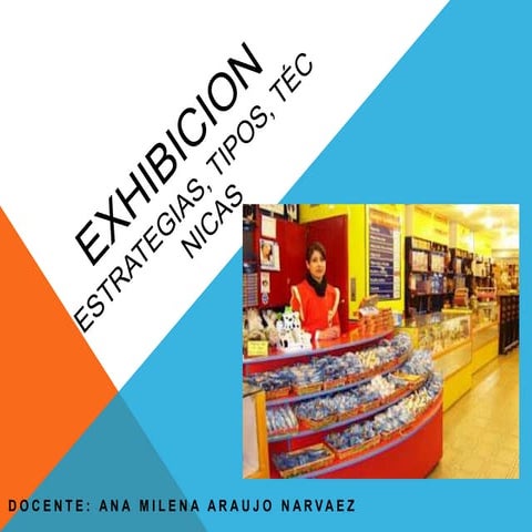 Exhibicion de productos