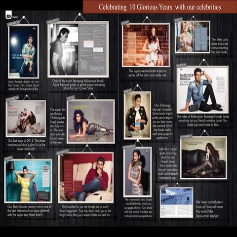 Exhibit magazine cover pages 2015 | PPTX
