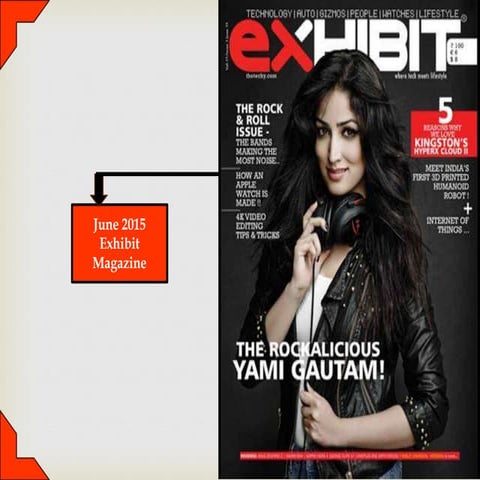 Exhibit magazine cover pages 2015 | PPTX