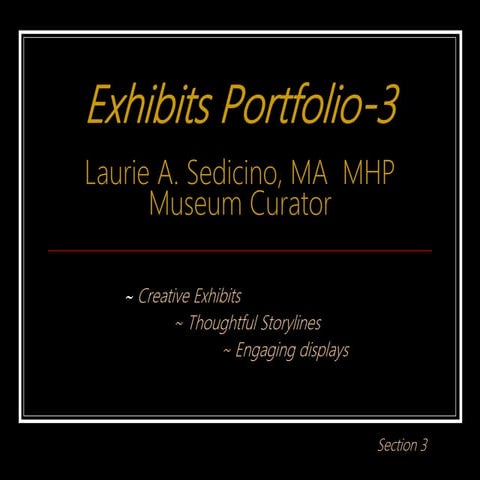 Exhibits portfolio.9.19.Section.3