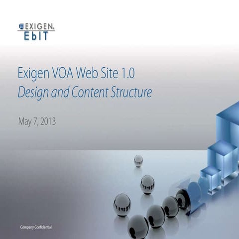 Exigen VOA, the first application lifecycle management software built on sema...