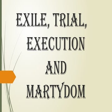 EXILE powerpoint presentation execution and trial | PPTX