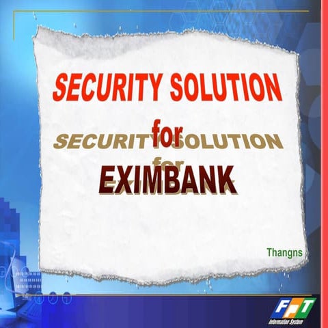 Eximbank security presentation