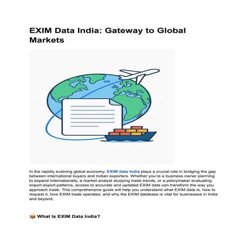 EXIM Data India Gateway to Global Markets.pdf